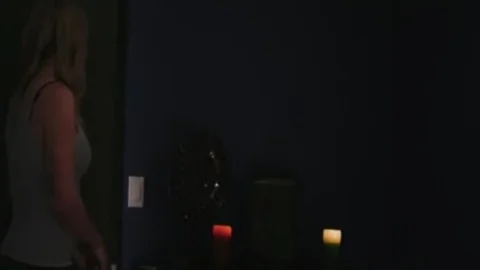 blond TS Nikki horny Savors Michaels thick penis