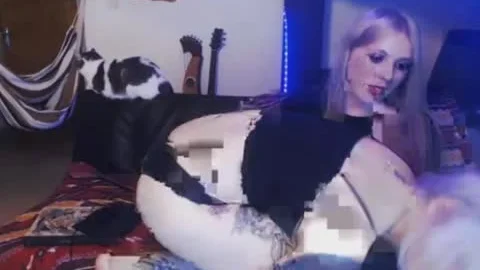 shemale Helps Her Female friend Masturbate