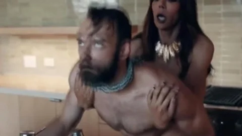 new Stepson acquires His butthole unprotected hammer By His TS Stepmother