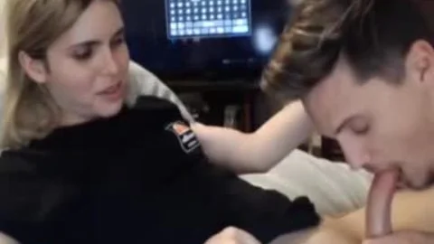 blond shemale oral From Hubby webcam