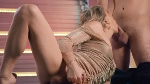 TransAngels: Golden Shimmering Skin on Emma Rose