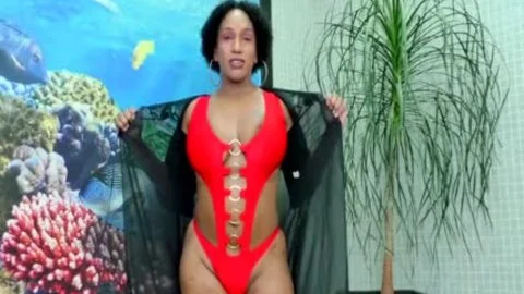 TS Granny Adrieli Pinheiro Self Sucks Her monstrous Horse rod