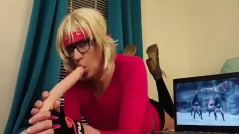 awesome fake penis DEEPTHROAT SISSY excited SISSY wazoo IN WINDOW