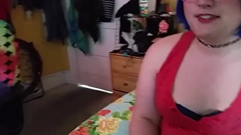 Trans girl Roleplay Deepthroat ass W messy (not) grandad