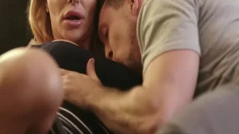Hunk chap Mounts cock In Stepmom Ts Marissa Minx throat