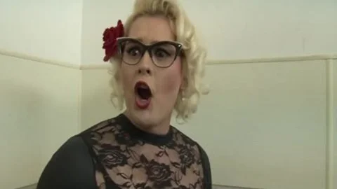 blond Trans Pinup Isabella Sorrenti hammered After Glory aperture