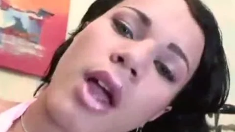shemale Pornstar Fernanda Barros receives fucked right into an darksome hole