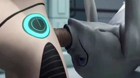 cute Sex! Sci-fi Android bonks Hard An Alien In The Surgery Room In The Space Station